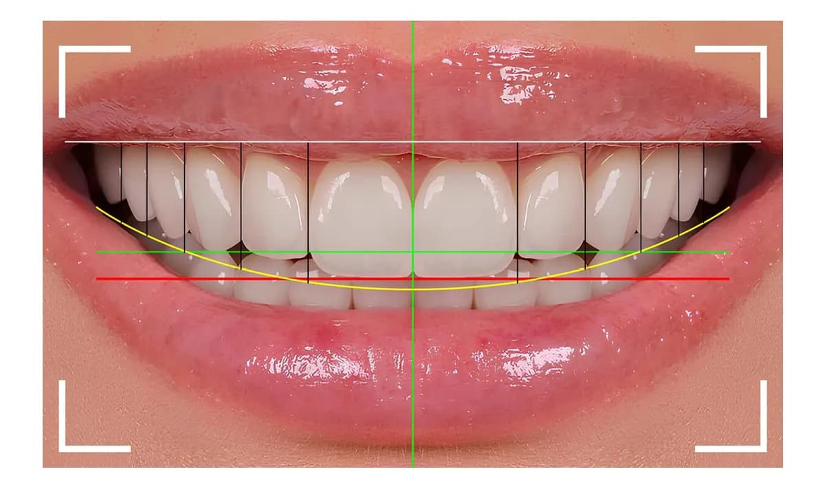 Patient choosing veneers with dentist for a cosmetic smile makeover